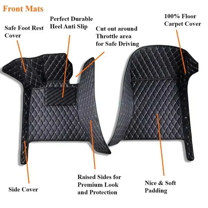 Elvie Heavy Duty Universal Fit Car Mats, SUVs, and Trucks